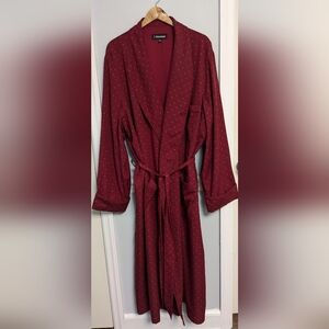 J Peterman Silk/Wool Blend Men's Robe Size XXL